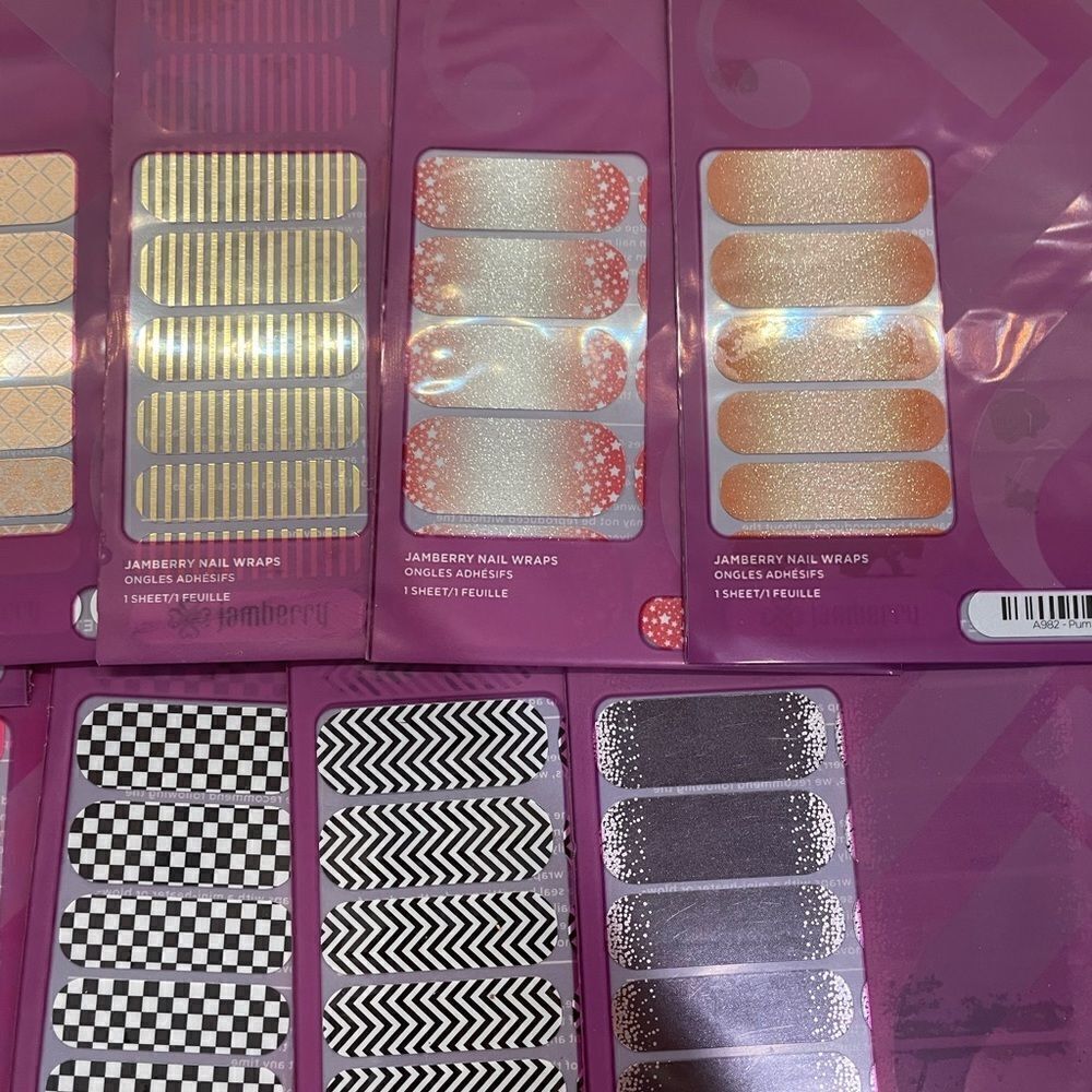 Jamberry Nails Lot of 10 full sets - Picture 3 of 3